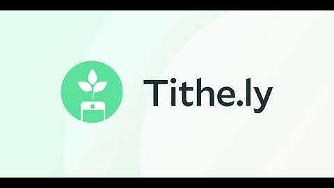 Tithe.ly ChMS Training Video
