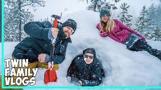 Sleeping in a Snow Cave!