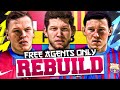 The Barcelona *FREE AGENTS ONLY* REBUILD!!! FIFA 22 Career Mode