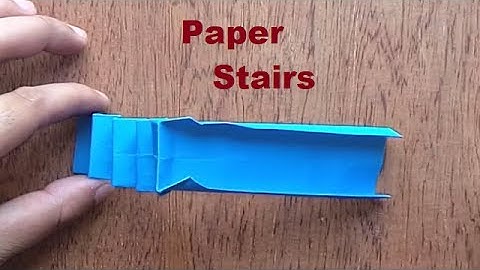 Amazing Paper Stairs Making at Home | How to make paper stairs
