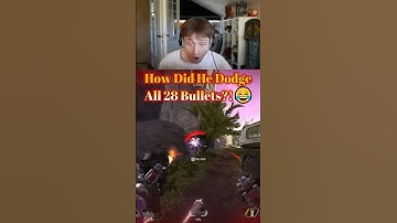 How Did He Dodge All 28 Bullets?! 😂