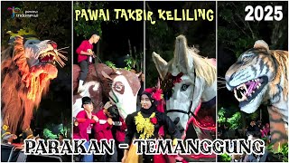 Takbir Parade Around Parakan District, Temanggung, Eid al-Fitr 2025 Full of Ogoh-Ogoh Creations