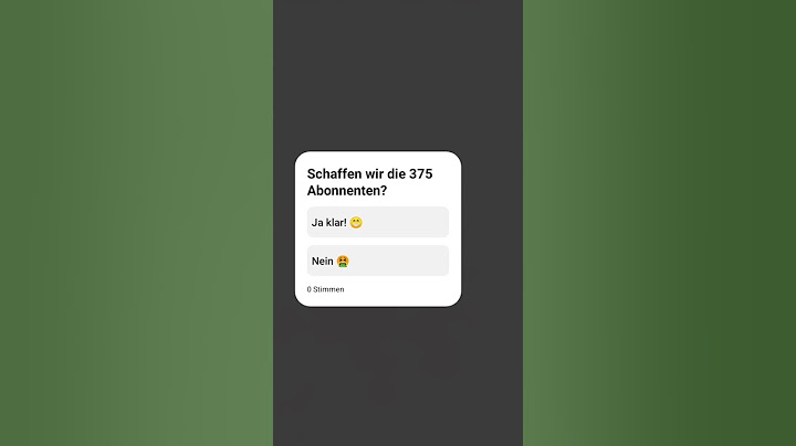 Schaffen wir es?