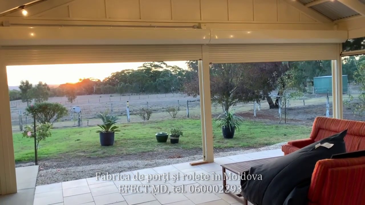 Sistem rolete de protecție pentru terase. Fabrica de porți și rolete în Moldova - 079000590
