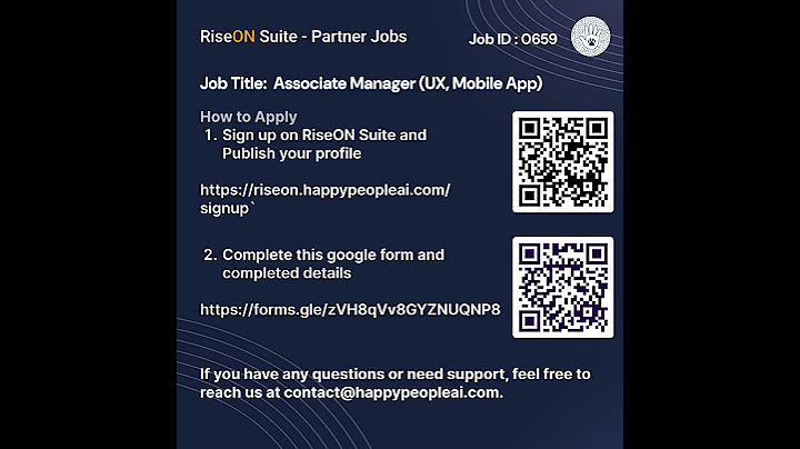 Product Design – Associate Manager (UX, Mobile App) – Partner Jobs | RiseON Suite