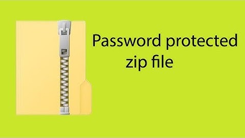 How to make password protected zip file and rar file?