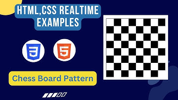 create chess board pattern | css background property | css grafdients  |css tutorials#csworldtelugu