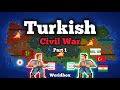 Turkey Splits Into Rival States | Worldbox Simulation