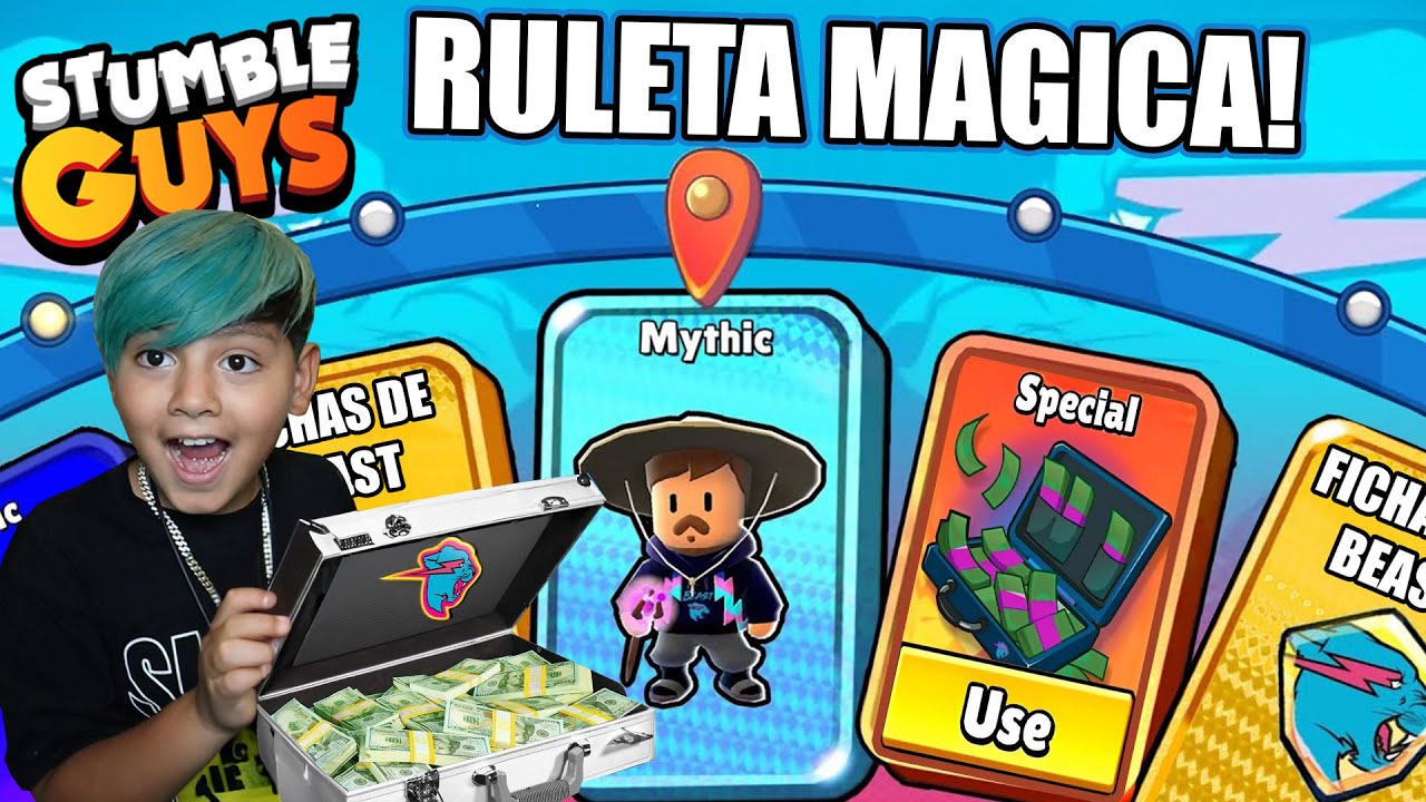 DESBLOQUEO MALETIN CON DINERO DE MR BEASTS | MR BEAST MAGO EN STUMBLE GUYS | Juegos Karim Juega