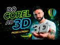 Transforme QUALQUER Objeto 2D em IMPRESSÃO 3D (Corel + Bambu Studio)