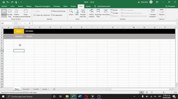 Tutorial de Excel Avanzado - Menú con Macros