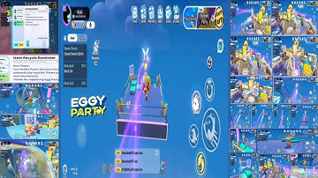 Flying Near The Crying Rabbit Cloud! || Rabbits and Playground of Wonders References in Eggy Party