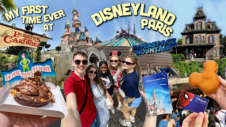 DISNEYLAND PARIS FOR THE FIRST TIME EVER!!! 🇫🇷✨- RIDES - PARADES - FOOD🥐 - THE CASTLE!!!!🏰
