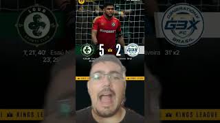 KINGS LEGUE BRASIL RODADA 5 #futebol #k9 #kingsleague #kingsleaguebrasil #g3x #loud #dendele #fluxo