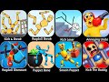 Kick & Break, Ragdoll Break, Kick Loser, Annoying Uncle, Ragdoll Dismount, Puppet Bone,