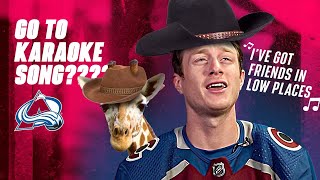 An NHL Players Go-To Karaoke Song | Ask The Avs