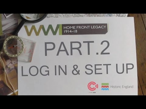 Home Front Legacy App: Part.2 : Log In & Set Up
