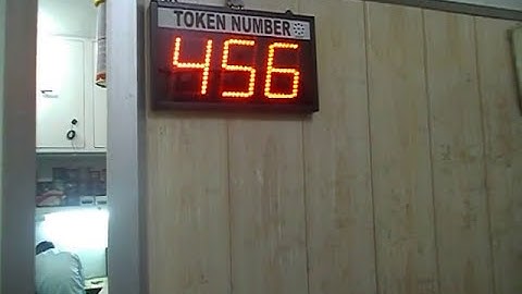 टोकन नंबर डिस्प्ले सिस्टम / COSYCOM Token Number Display with human voice (English/Hindi)