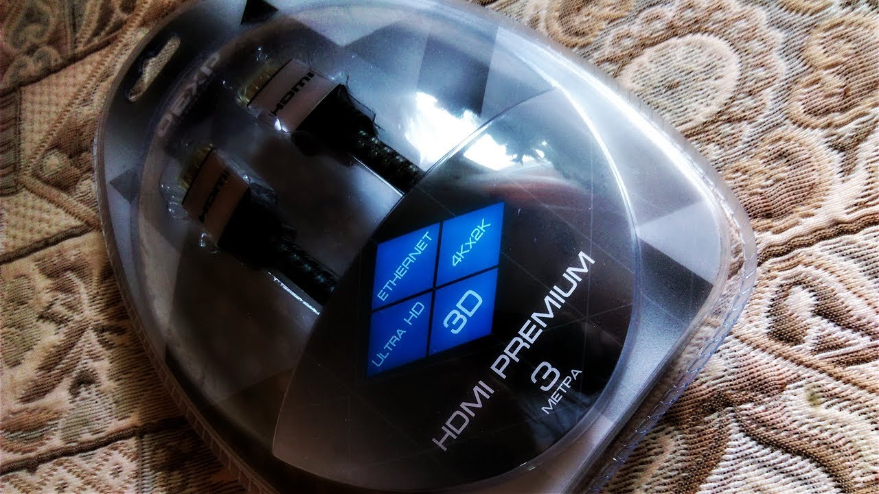 Кабель DEXP Premium STA-5010A030 HDMI - HDMI. Обзор!)