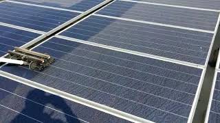 portable waterless solar panel cleaner