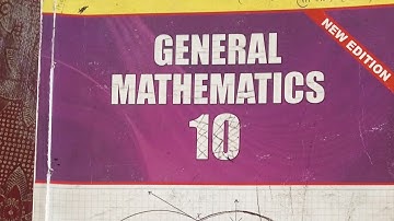 10th Class General mathematics chapter 1 Exercise 1.1