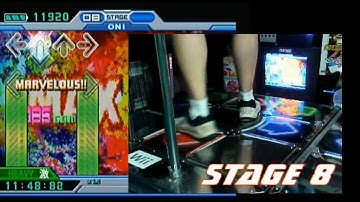 Kon - MAX 300 (Heavy) 20 Times in a row (Custom Oni Course) PART 2 on DDR EXTREME (PS2, Japan)