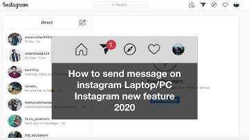 How to send Direct Messages on Instagram from Pc/Laptop 2020
