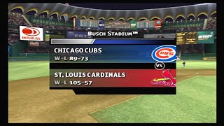 MVP Baseball 2005 (PS2) Cubs vs Cardinals