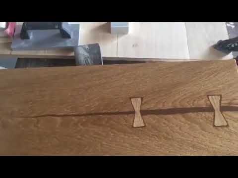 Wood repairs on oak with knot filler BLACK on Vimeo