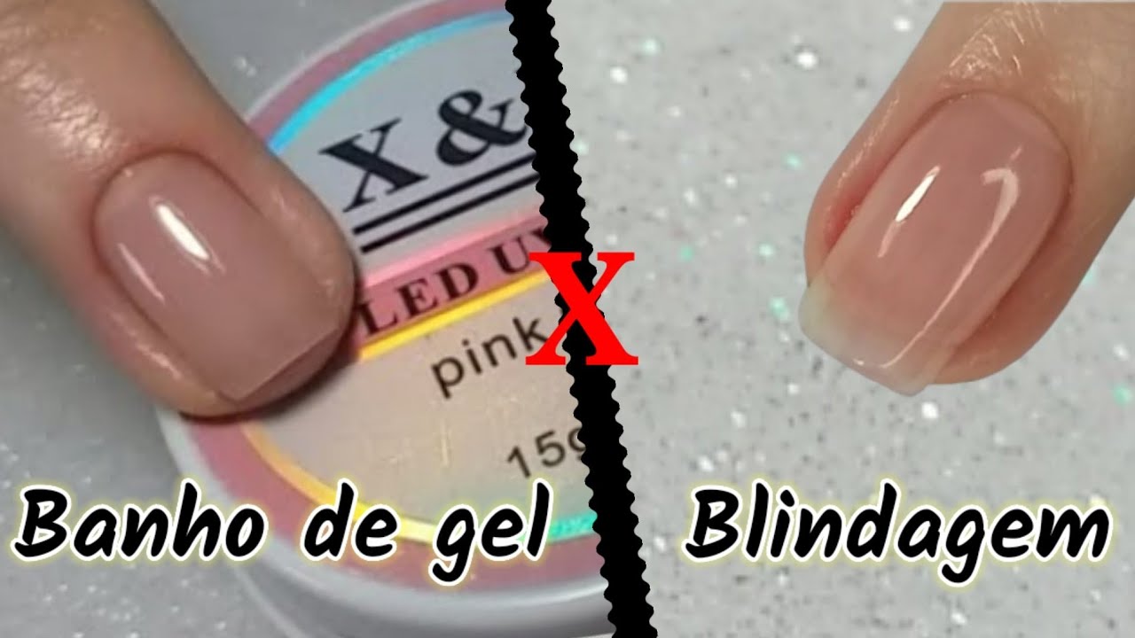 Qual a diferença entre Banho de gel e Blindagem - Passo a passo ...
