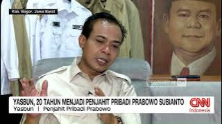 Yasbun, 20 Tahun Menjadi Penjahit Pribadi Prabowo Subianto