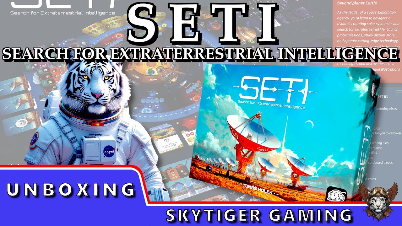 SETI by Czech Games Edition - (Unboxing) - with Wildscarr