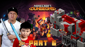 MINECRAFT DUNGEONS Walkthrough Gameplay Part 6 - FIERY FORGE (SWITCH)