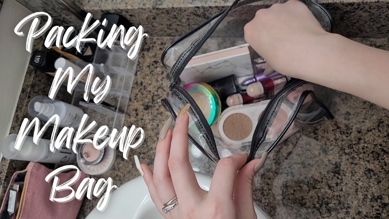 ASMR | Packing My Makeup Bag | Soft Spoken Show and Tell, Makeup ...