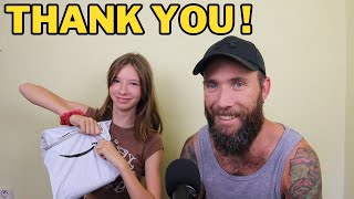 South African & Daughter Open Surprise Parcel From America Reaction