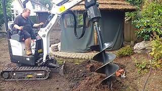Bobcat E10 augear 460mm by Pure Clean Drainage PCDSOL 647 views 5 years ago 3 minutes, 32 seconds