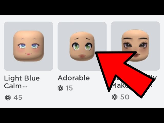 RBXNews on X: FREE UGC LIMITED: The Cute Face Looking Bright