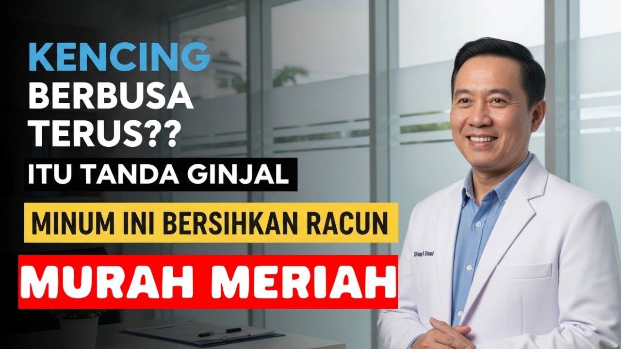 KENCING BERBUSA TERUS❓Itu Tanda Ginjal Rusak 70% Tanpa Sakit! 2 Bahan Dapur Ini Bersihkan Racun