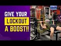 Bench press easy lock out tip