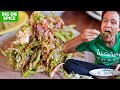 Healthy Village Food - Tamarind Leaves Salad + Tomato Chili Dip! | Mae Hong Son, Thailand