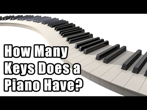 Video: Hur många tangenter på ett piano?