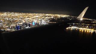 Beautiful Miami Landing at Night