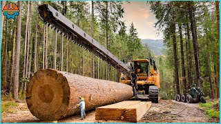 105 Incredible Fastest Big Chainsaw Cutting Tree Machines