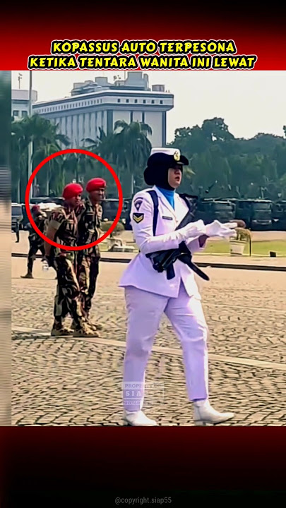 TNI WANITA AUTO SALTING DILIRIK KOPASSUS #shorts #abdinegara #siap55