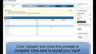 How to Upload Documents in your Vault