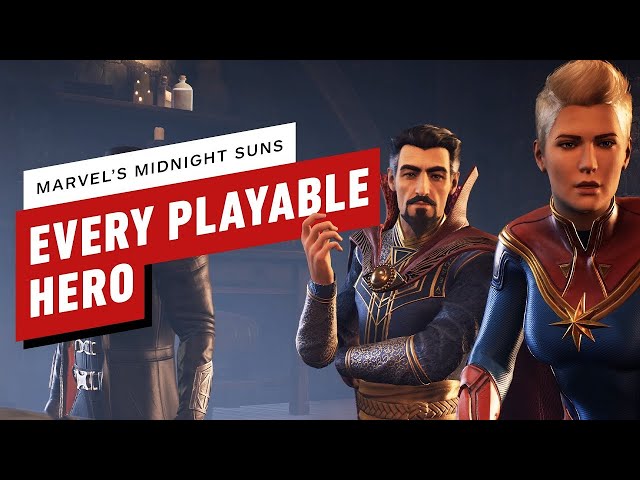 All Marvel's Midnight Suns heroes and characters in the game