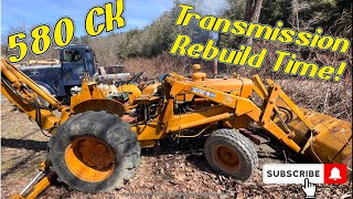 Case 580ck transmission repair part 1