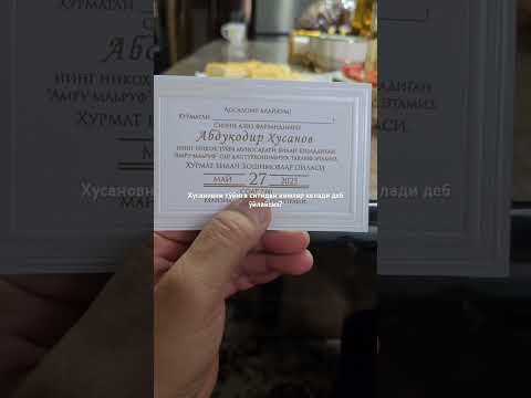 хусановни тўйи маълум бўлди #абдуқодир #хусанов #abduqodir #husanov #khusanov #weddingday #shots
