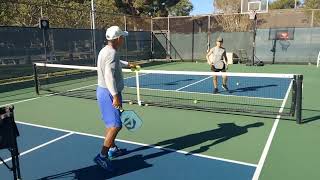 Pickleball middle drop 2 with Peter Huang