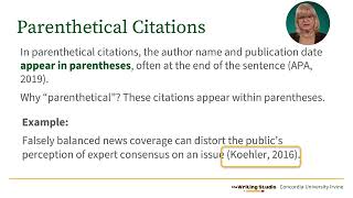APA Formatting Tips: In-Text Citations Basics, Part 2